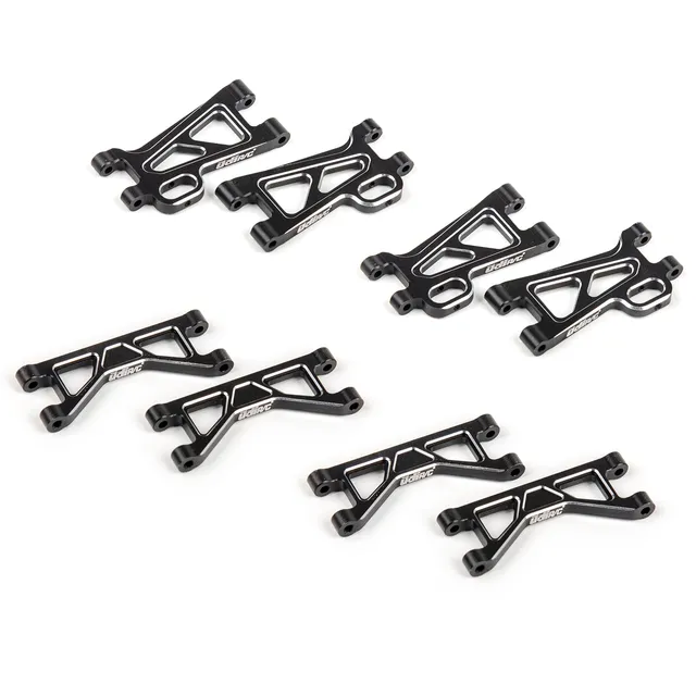 UDI RC Kit Bracci Sospensione Alluminio 7075 per UD1610S 8 Pezzi Neri
