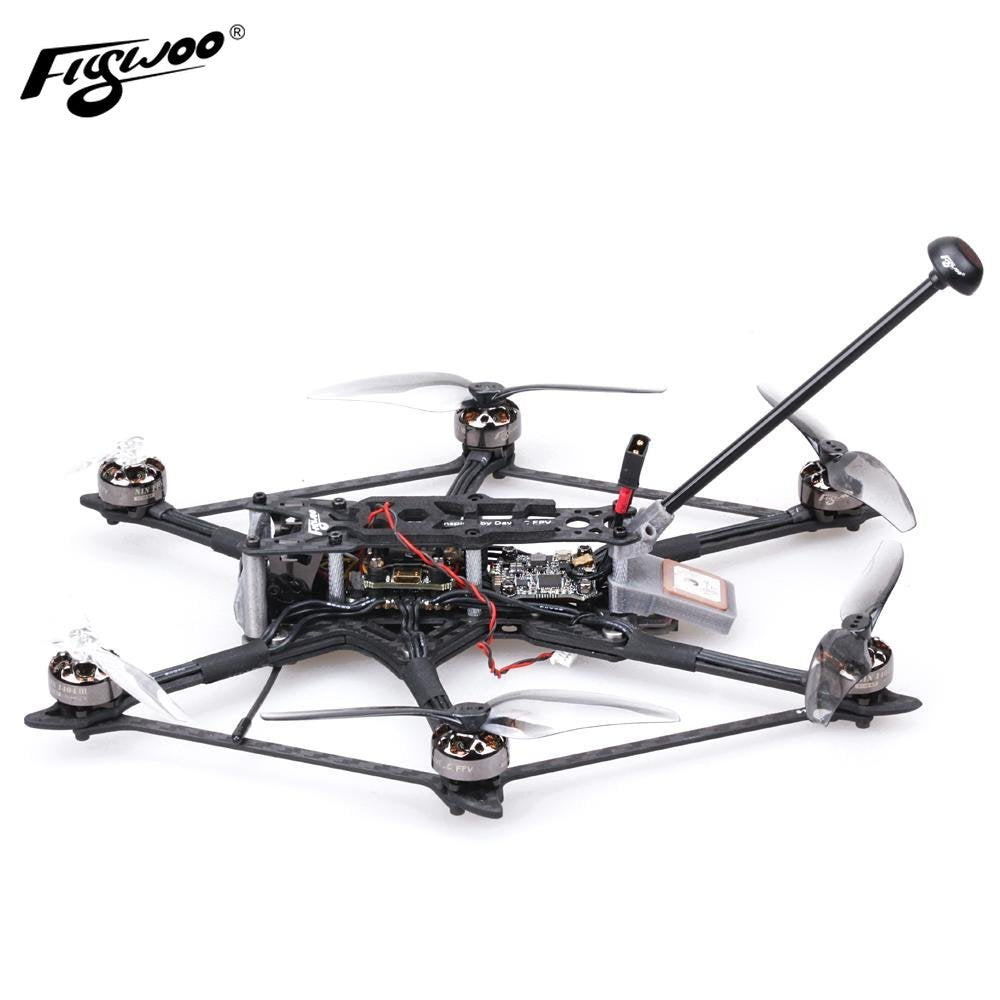 FlyWoo Long Range Drone HEXplorer LR 4 esacottero 4S Analog