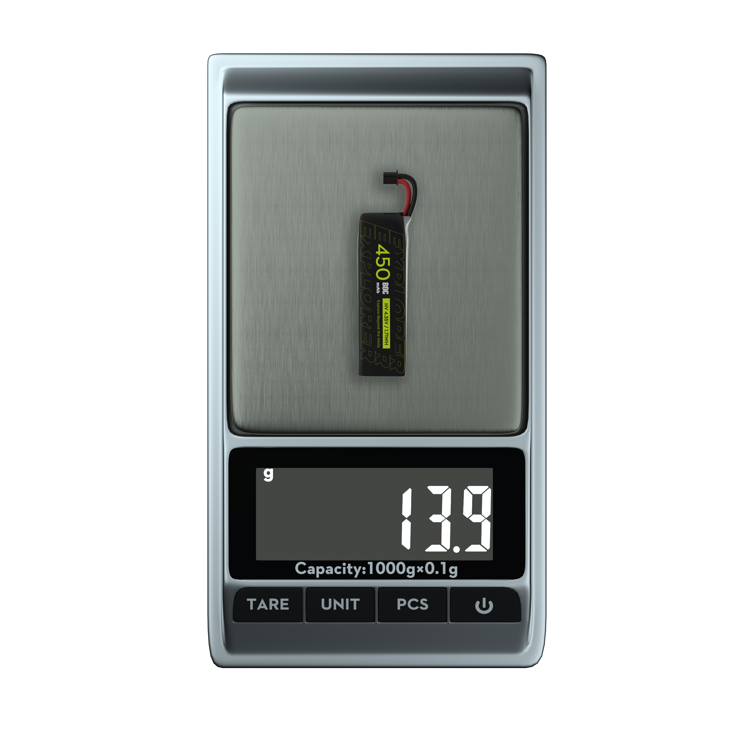 Flywoo Explorer 1S Batteria LiHV V2 450mAh 80C A30 4pz