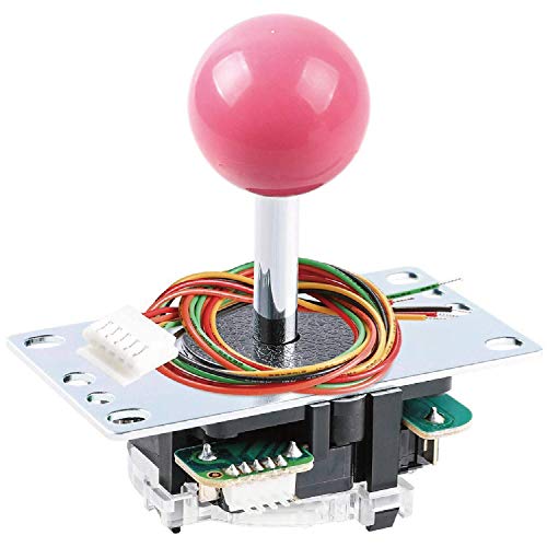 Sanwa JLF JLF-TP-8YT Leva Joystick Arcade pomello rosa 4/8 vie