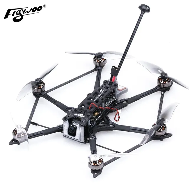 FlyWoo Long Range Drone HEXplorer LR 4 esacottero 4S Analog