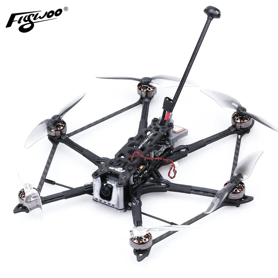 FlyWoo Long Range Drone HEXplorer LR 4 esacottero 4S Analog