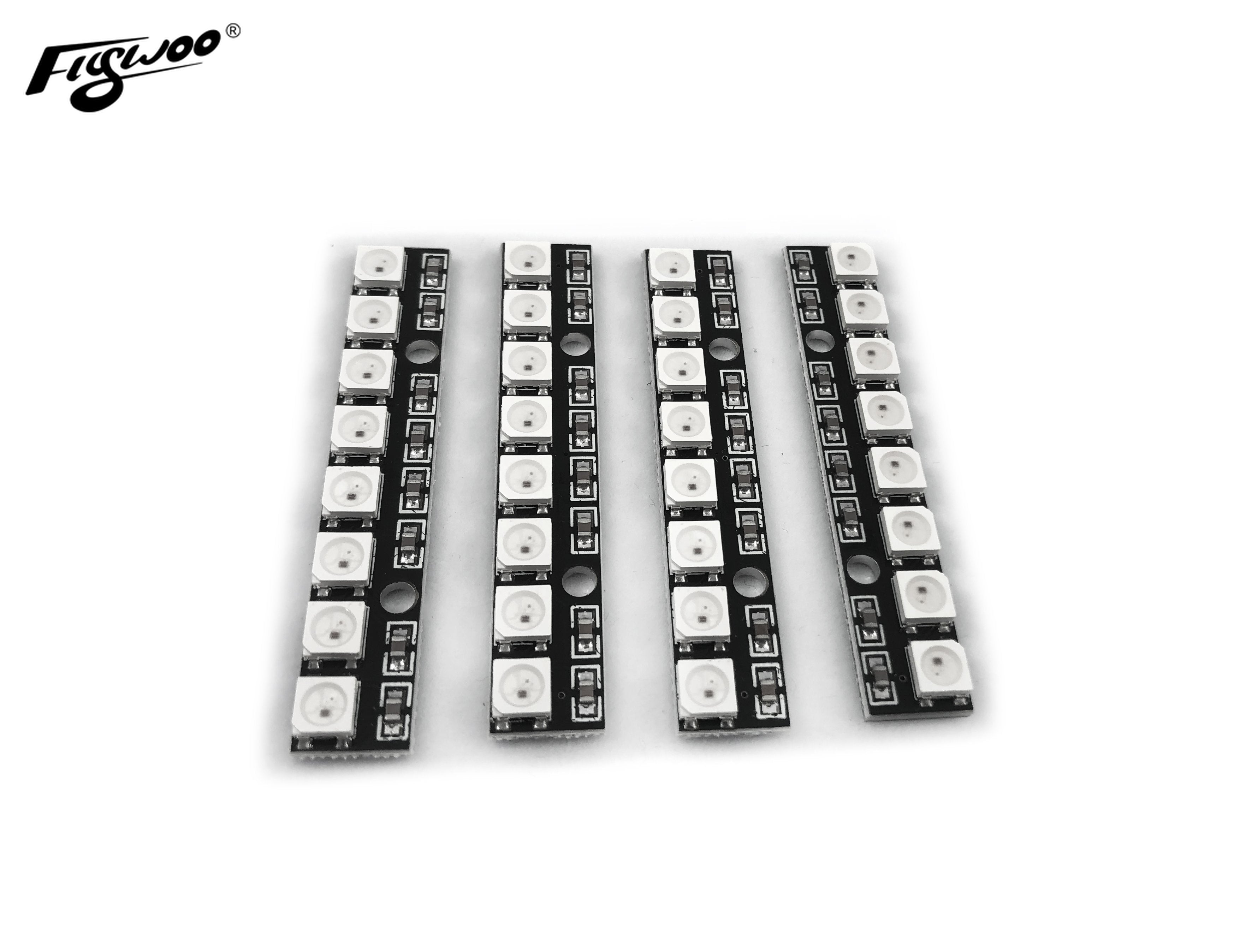 FlyWoo WS2812 scheda LED 8 LED 5V 57mm 4 pezzi