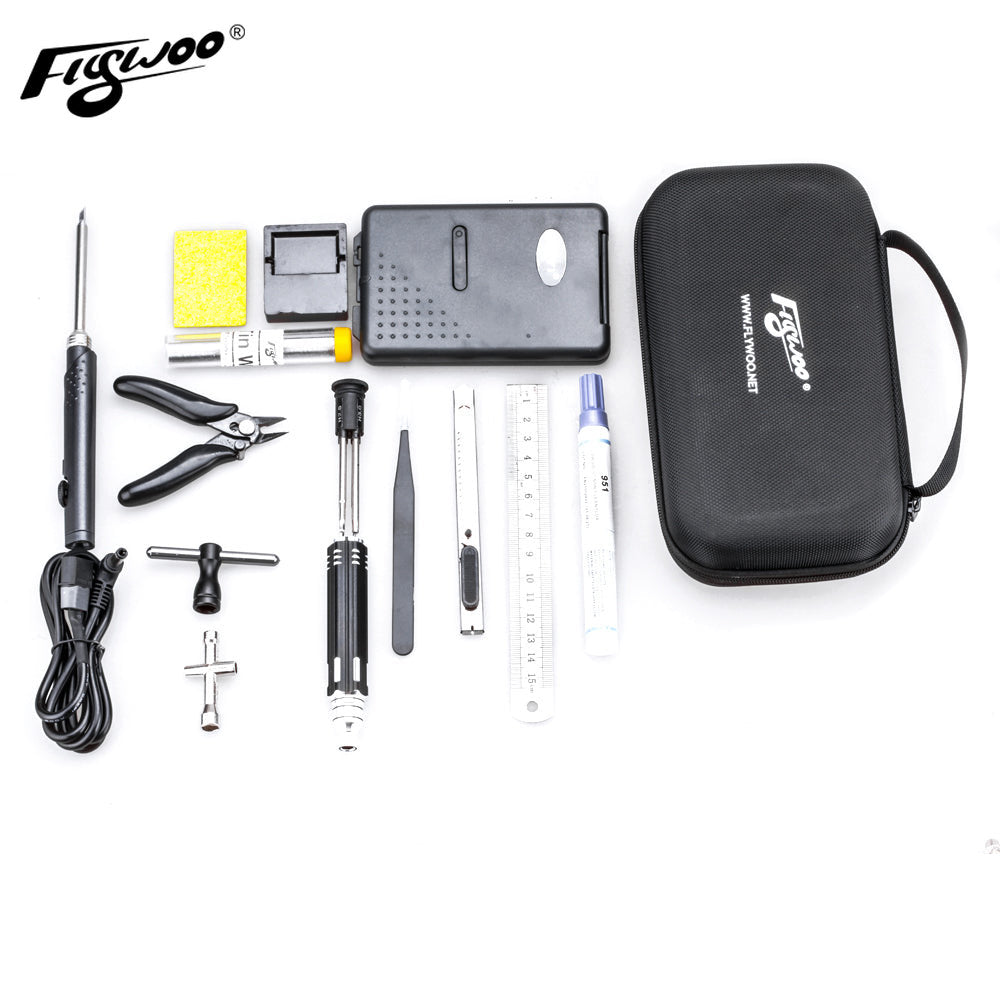 FlyWoo FPV Gears Quad Tool Kit attrezzi con saldatore 65W