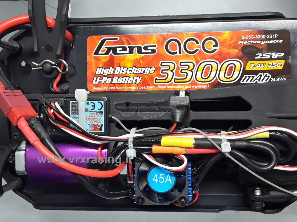 VRX Monster Truck 1/10 auto RC brushless 3300KV RTR LiPo 4WD