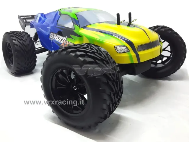VRX XXX Sword truggy 1/10 RTR brushed blu verde 4WD