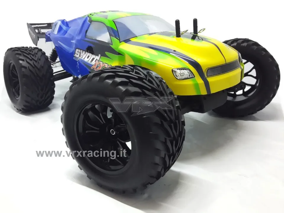 VRX XXX Sword truggy 1/10 RTR brushed blu verde 4WD