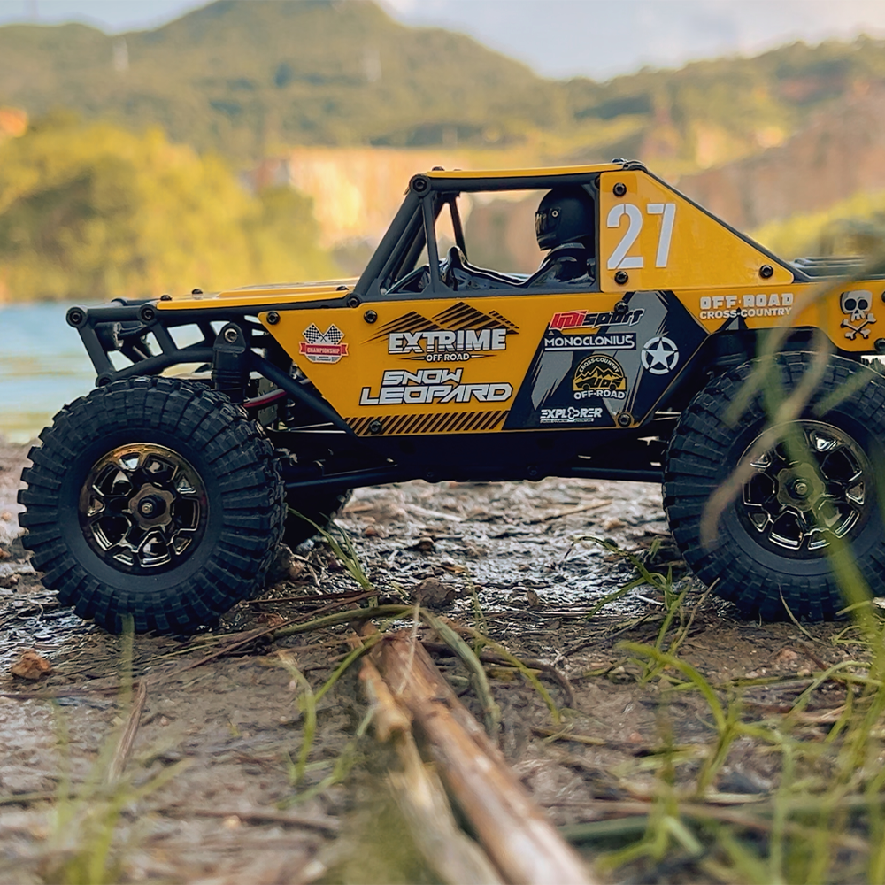 UDI RC UCX2405PRO Rock Crawler 1/24 4WD Brushless Giallo