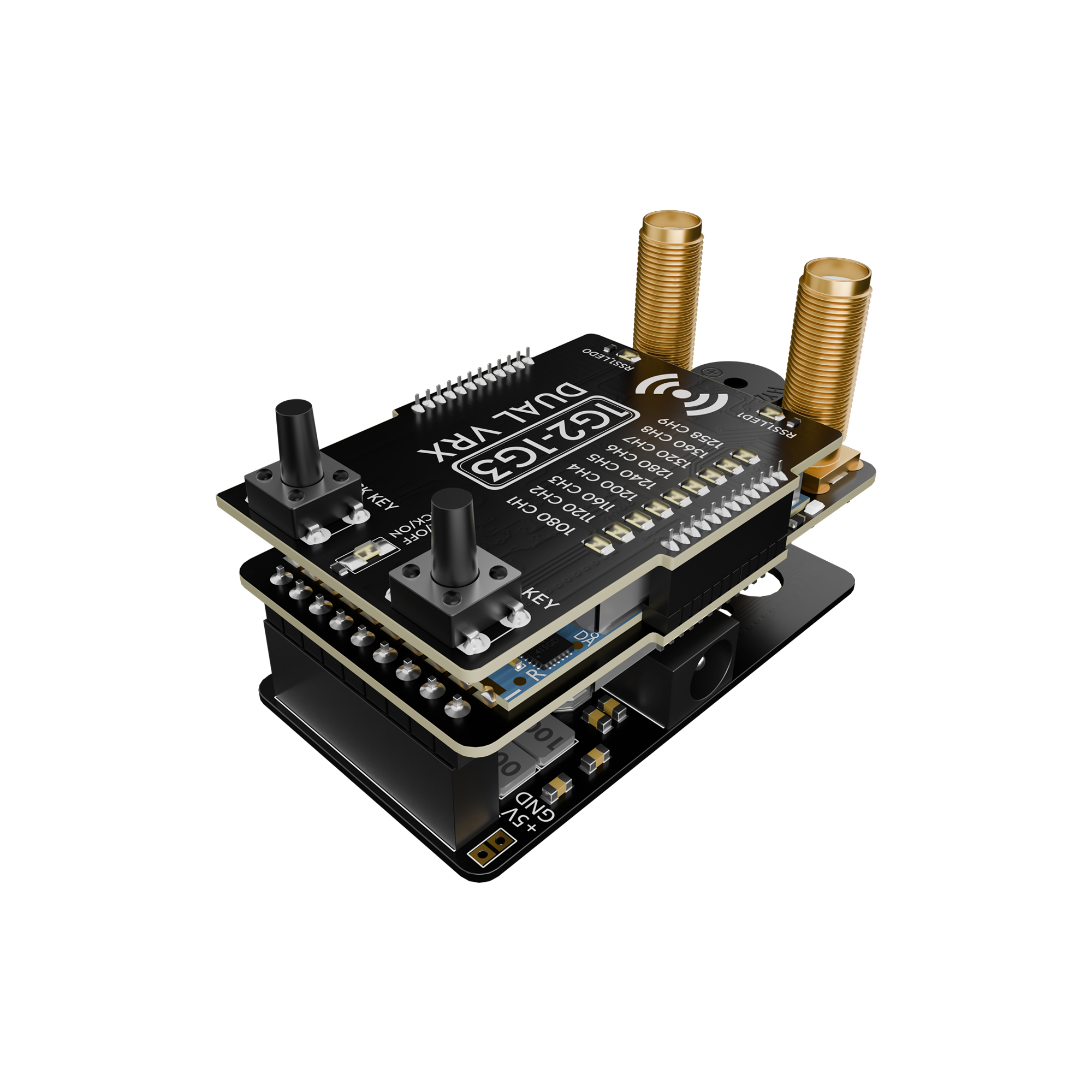 Flywoo 1G2-1G3 Dual VRX Modulo Ricevitore V2 DJI V2