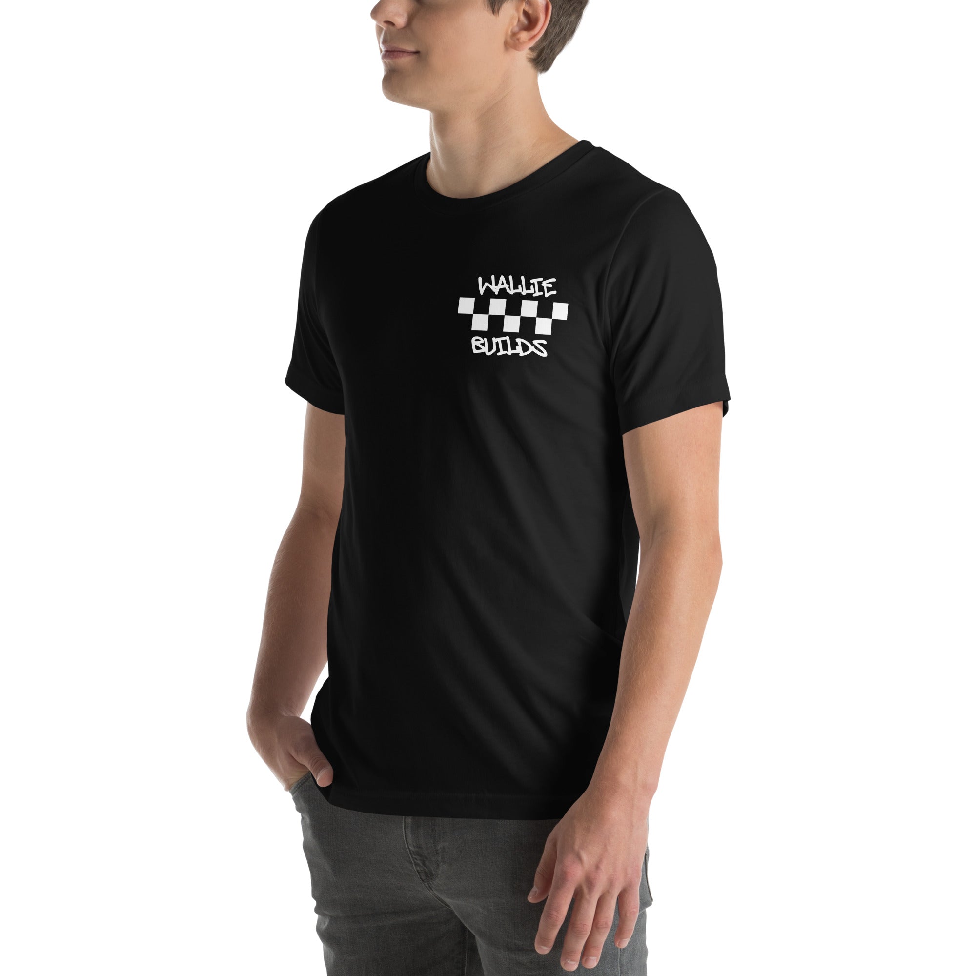 Wallie Builds Broke Racer Tee maglietta cotone nera taglia L