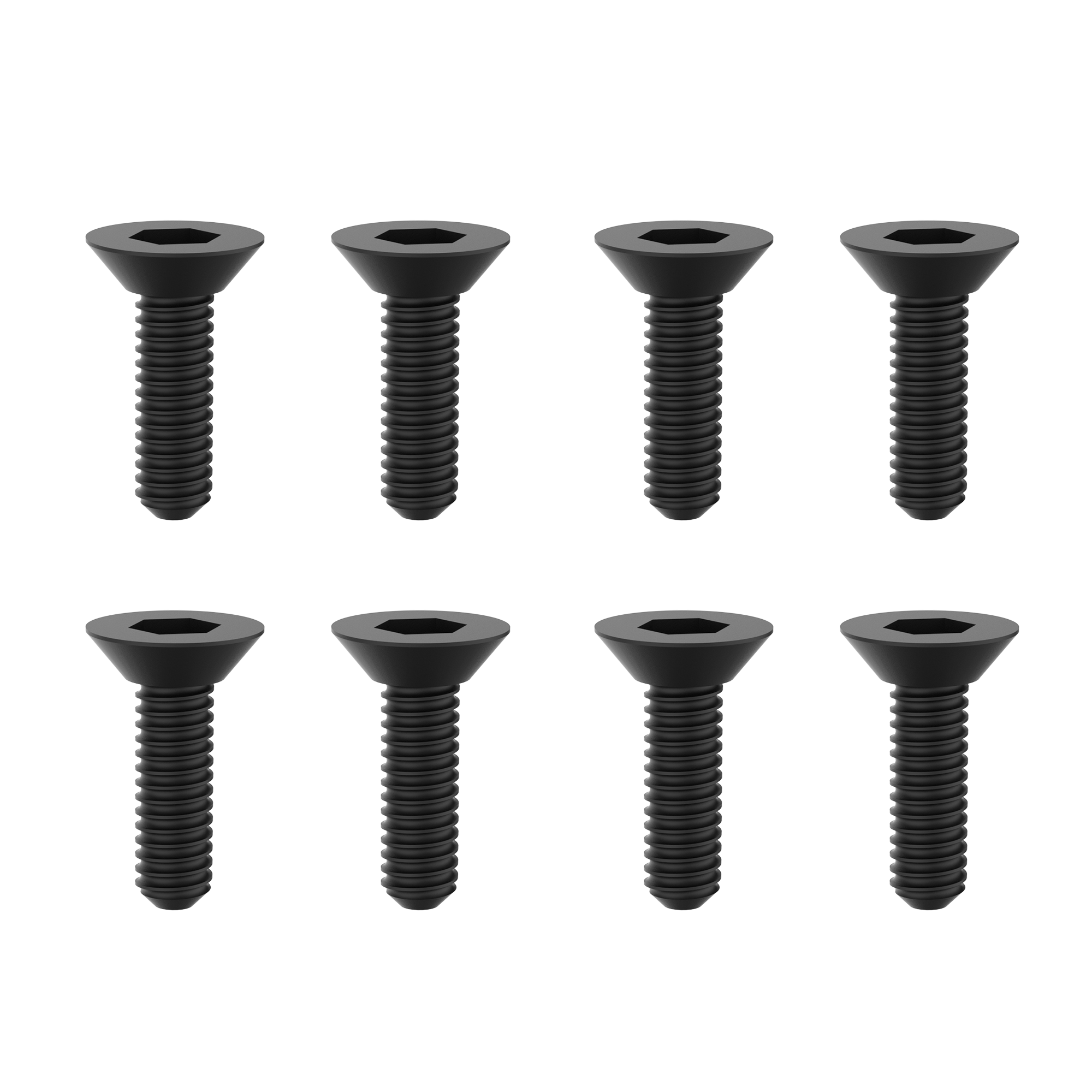 UDI RC M01-058 viti svasate 2.0x8mm nere per UD16 8pz