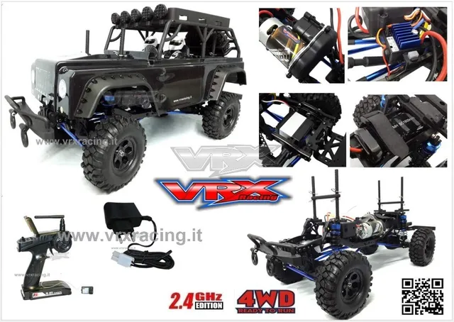 VRX MC28 Crawler Jeep 1/10 4WD RTR fuoristrada a spazzole