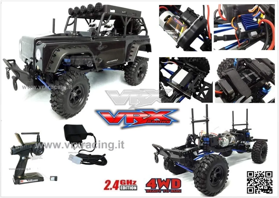 VRX MC28 Crawler Jeep 1/10 4WD RTR fuoristrada a spazzole