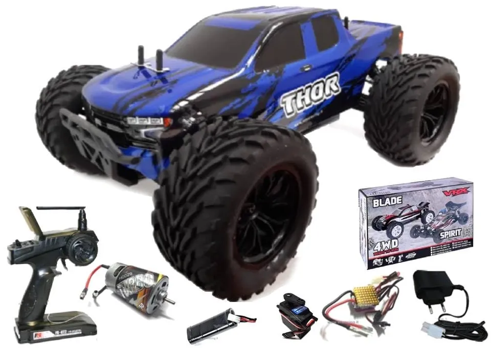 VRX Sword 1/10 truggy elettrico RTR 4WD RC550 rosso