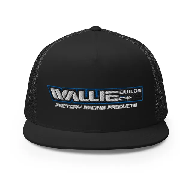 Wallie Builds 2024 Trucker Hat Cappello snapback Nero