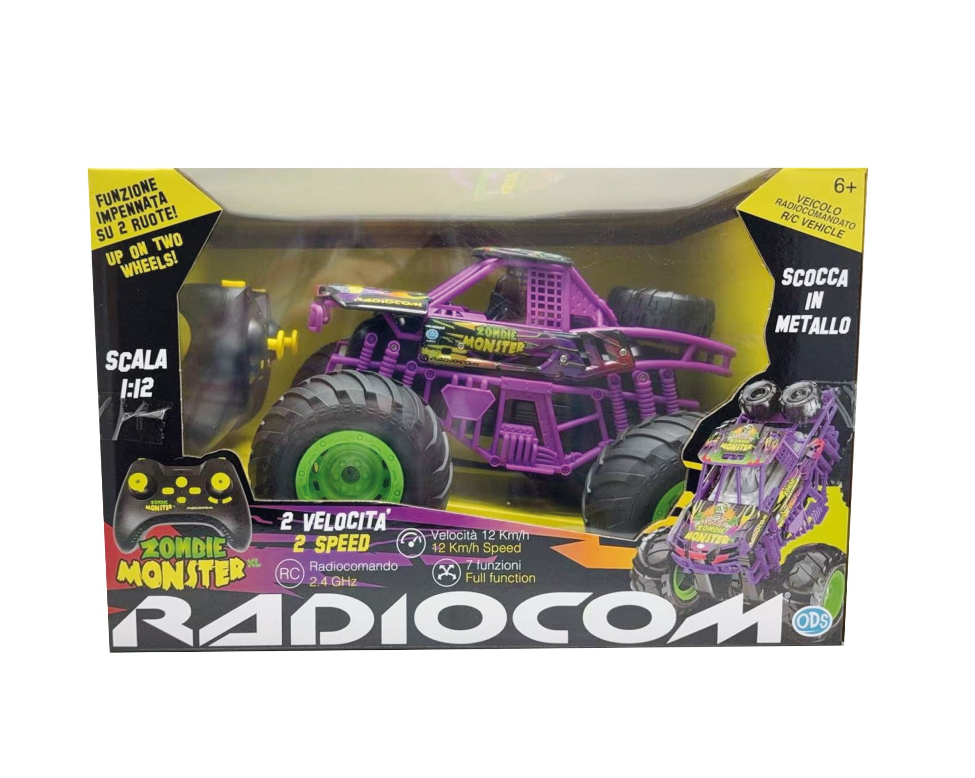 Radiocom Zombie Monster XL Auto RC 1:12 12 km/h
