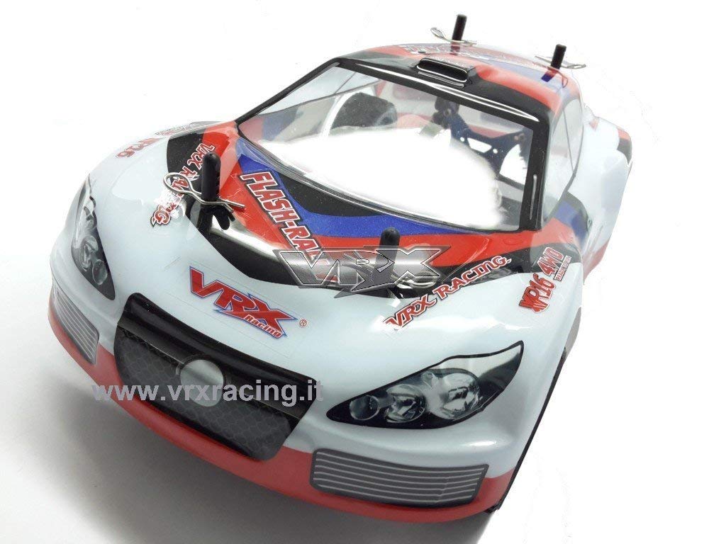 VRX Stradale Flash Rally XR16 1/16 auto RC 4WD meccanica completa