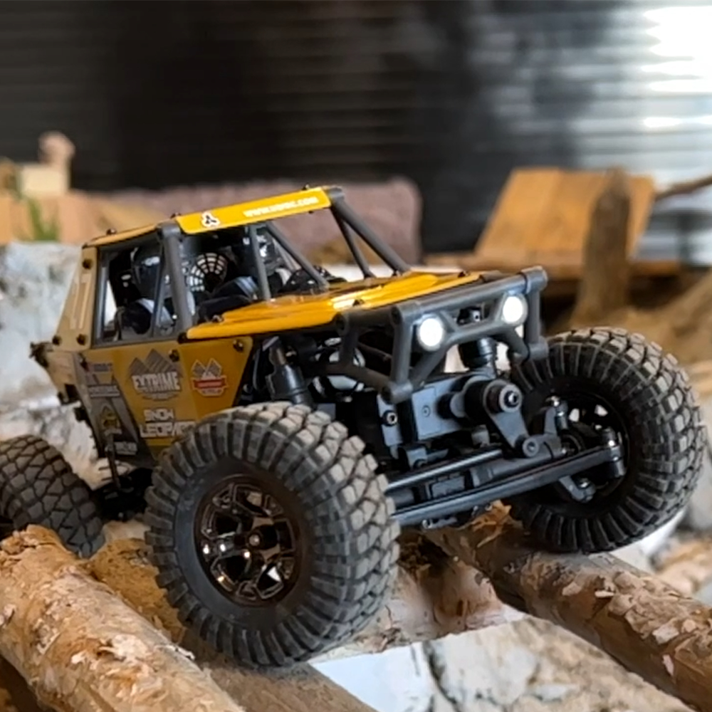 UDI RC UCX2405PRO Rock Crawler 1/24 4WD Brushless Giallo