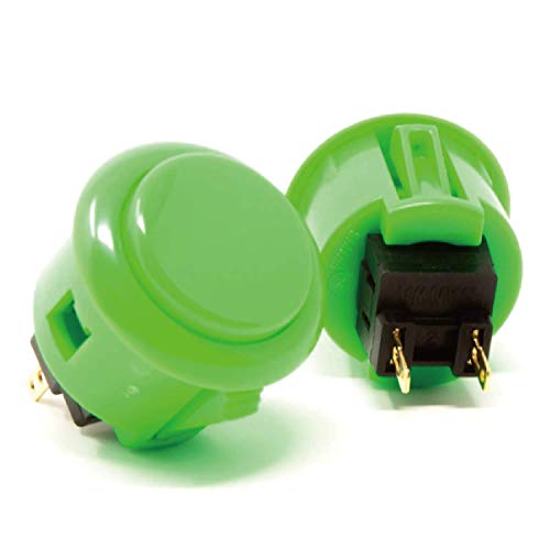Sanwa OBSF-24 Pulsante Arcade 24mm Verde 6 Pezzi