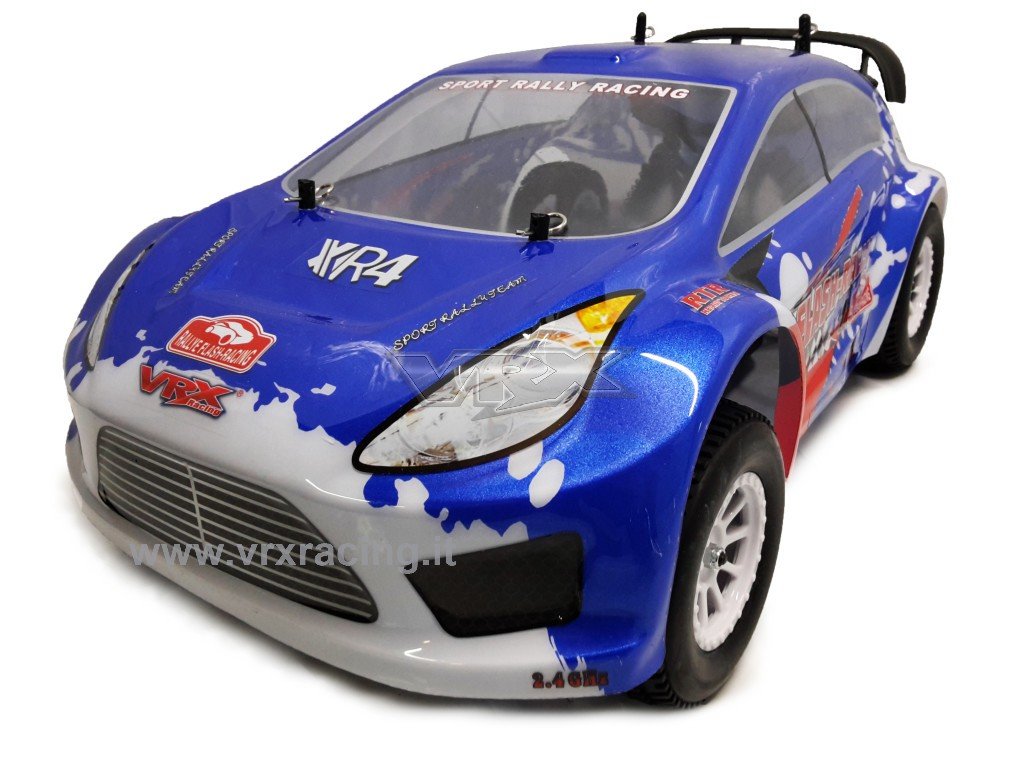 VRX Flash Rally EBD auto rally spazzole blu 4WD 1/10