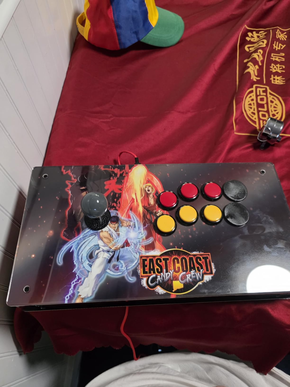 Sanwa OBSF-30 Pulsanti Arcade 30mm 6pz Rosso