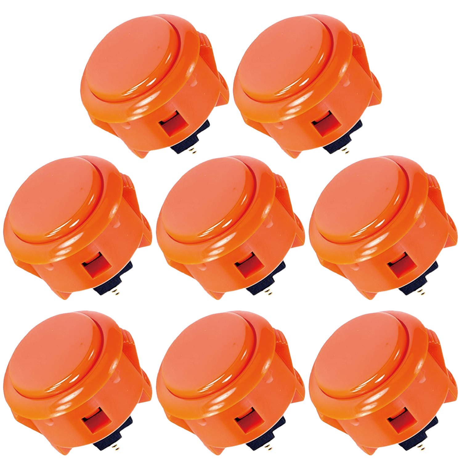 Sanwa OBSF-30 Pulsante Arcade 30mm Arancione 8 Pezzi