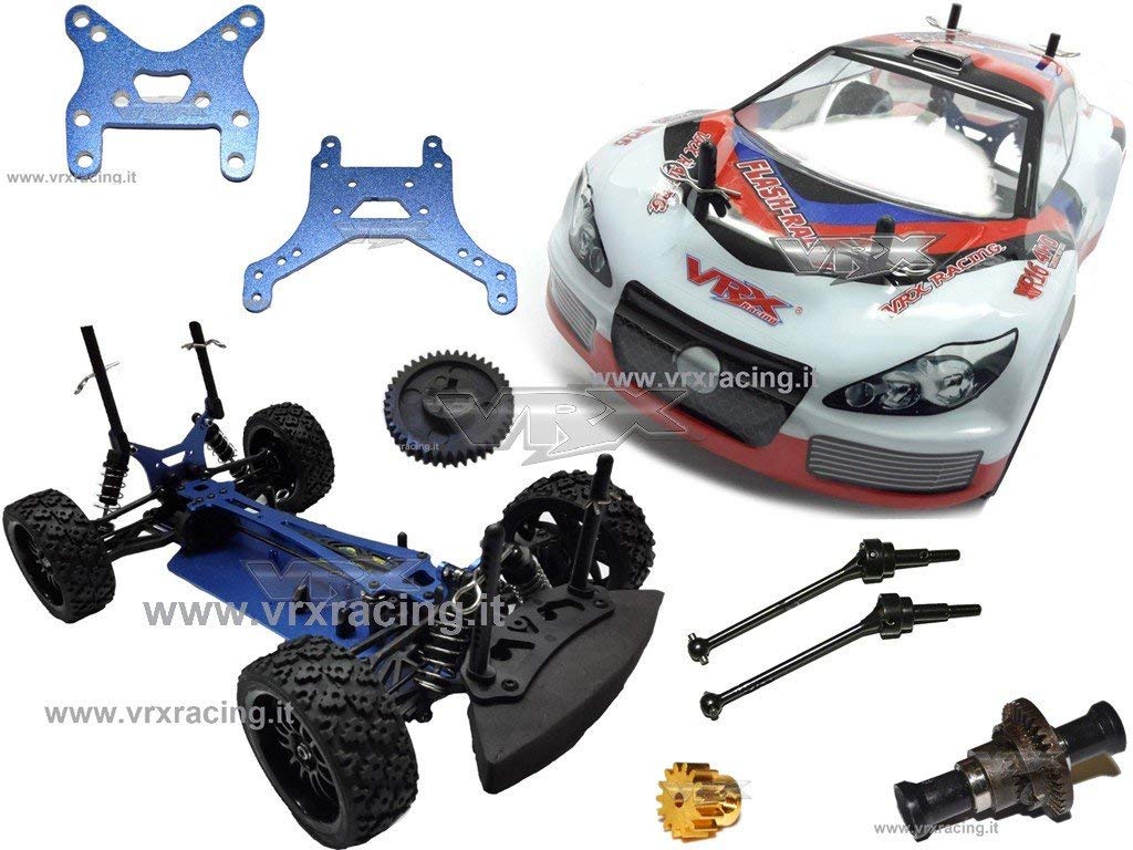VRX Stradale Flash Rally XR16 1/16 auto RC 4WD meccanica completa
