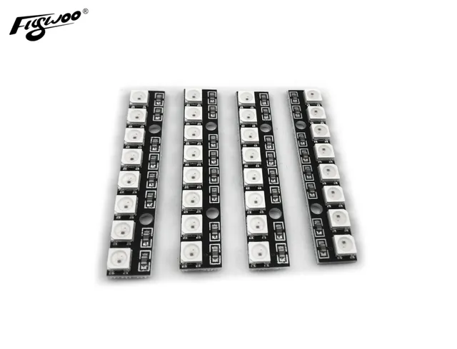 FlyWoo WS2812 scheda LED 8 LED 5V 57mm 4 pezzi
