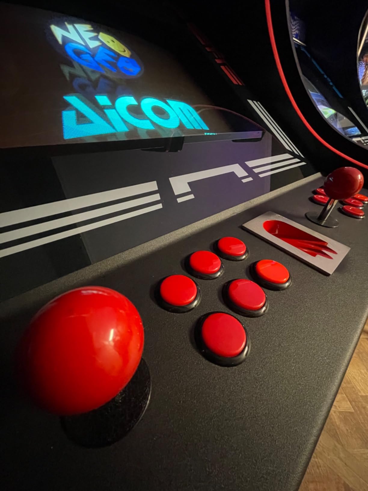 Sanwa JLF-TP-8YT Joystick Arcade a Sfera Nero