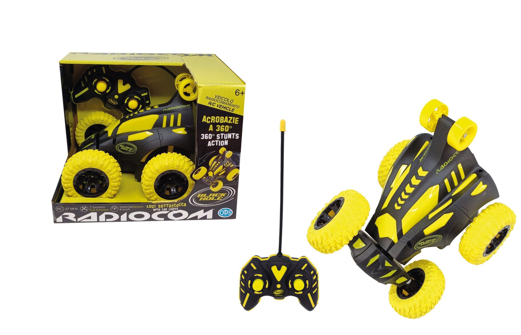 Radiocom Mars Black Hole stunt auto RC 8 km/h