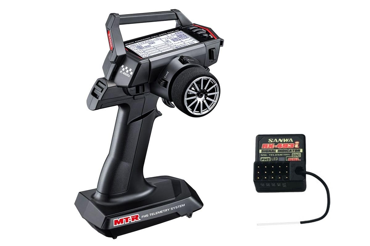 Sanwa MT-R FH5 Radiocomando RC 4 Canali + RX493i