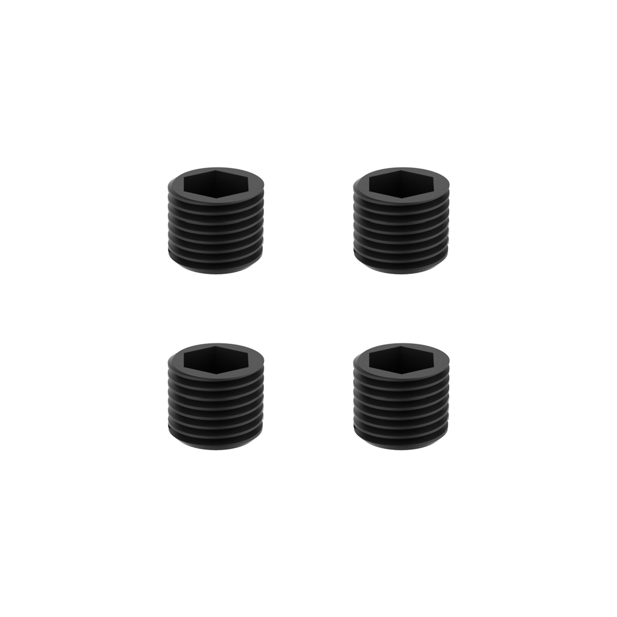 UDI RC M01-031 Grani 4x3mm Auto RC Neri per UD1610S 4pz