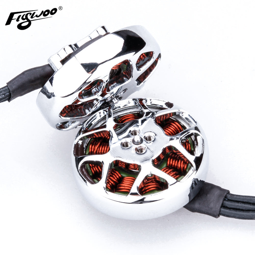 Flywoo NIN 2303.5 motore brushless 1750KV argento 5-6S
