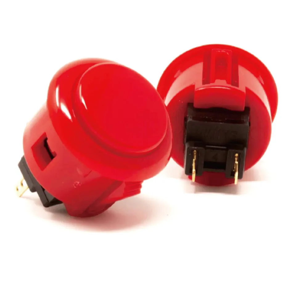 Sanwa OBSF-30 Pulsante Arcade 30mm Rosso 2 Pezzi