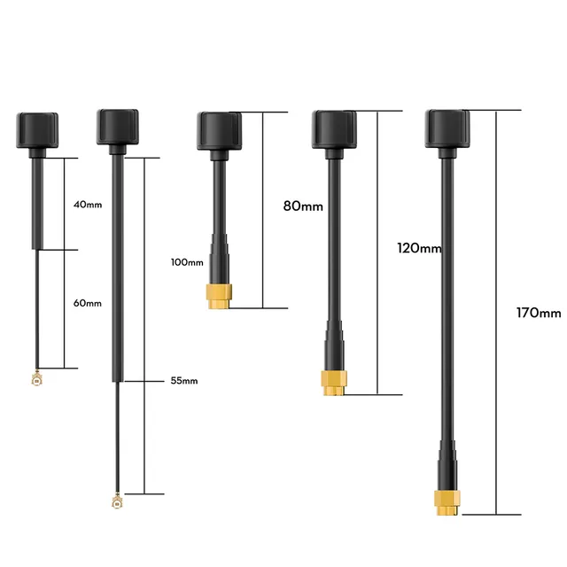 FlyWoo LDS 5.8GHz Antenna LHCP UFL/SMA 1,8dBi