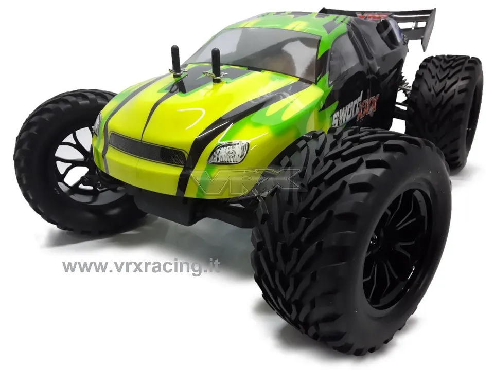 VRX XXX Sword 1/10 truggy brushless RTR 4WD nera verde 3000Kv