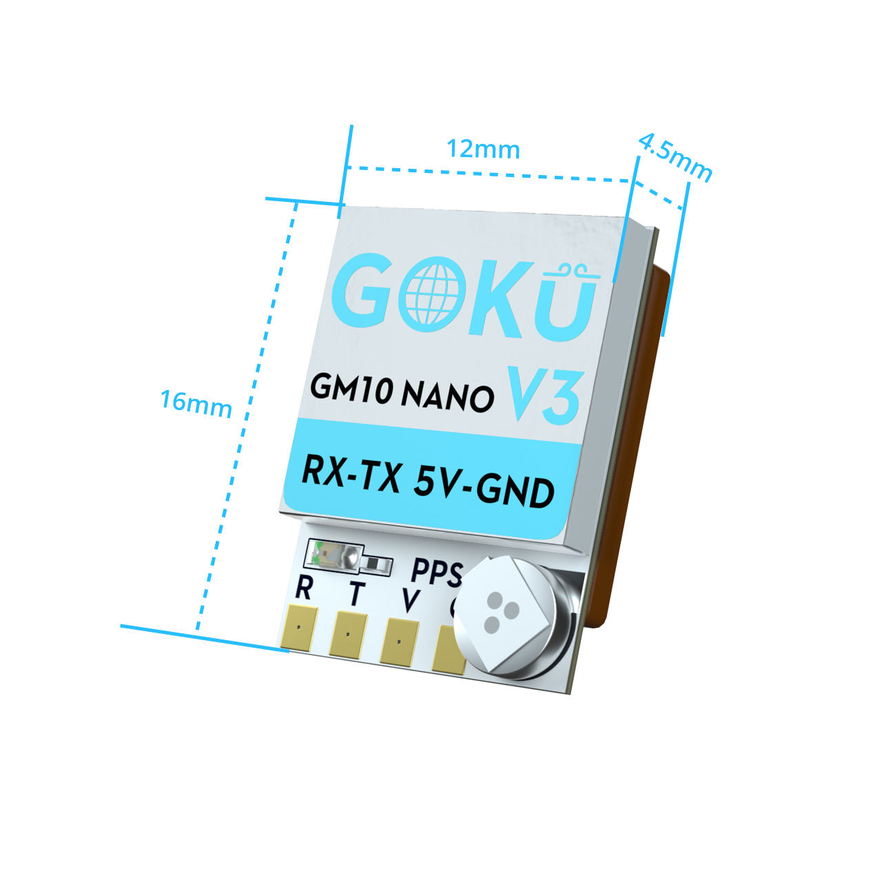 Flywoo GOKU GM10 Nano V3 Modulo GPS M10050 10Hz