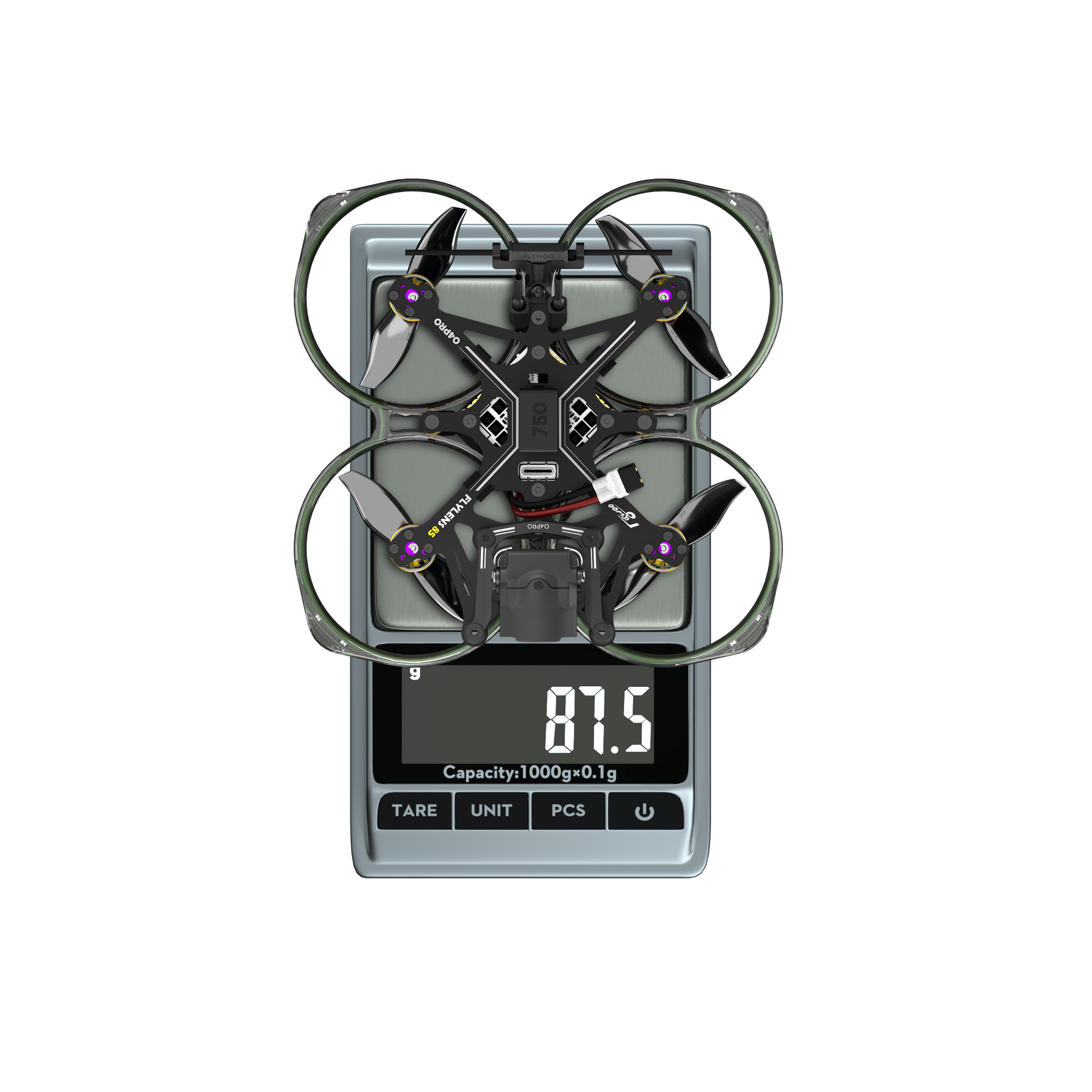 FlyWoo Flylens 85 HD O4 Pro drone FPV 2S LED 4K