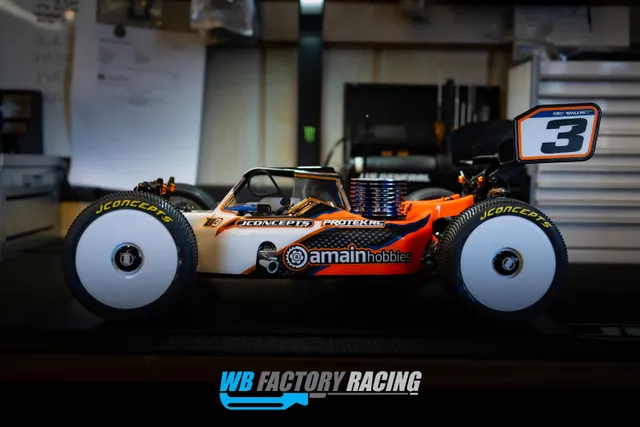 Wallie Builds Hong Nor X5B Factory Works buggy nitro 1/8 blu