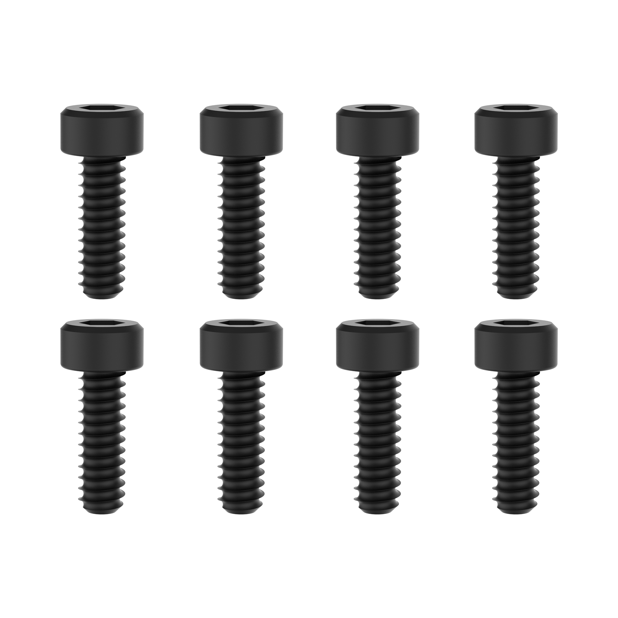 UDI RC M01-003 viti autofilettanti 2.6x10mm nere UD16 8pz