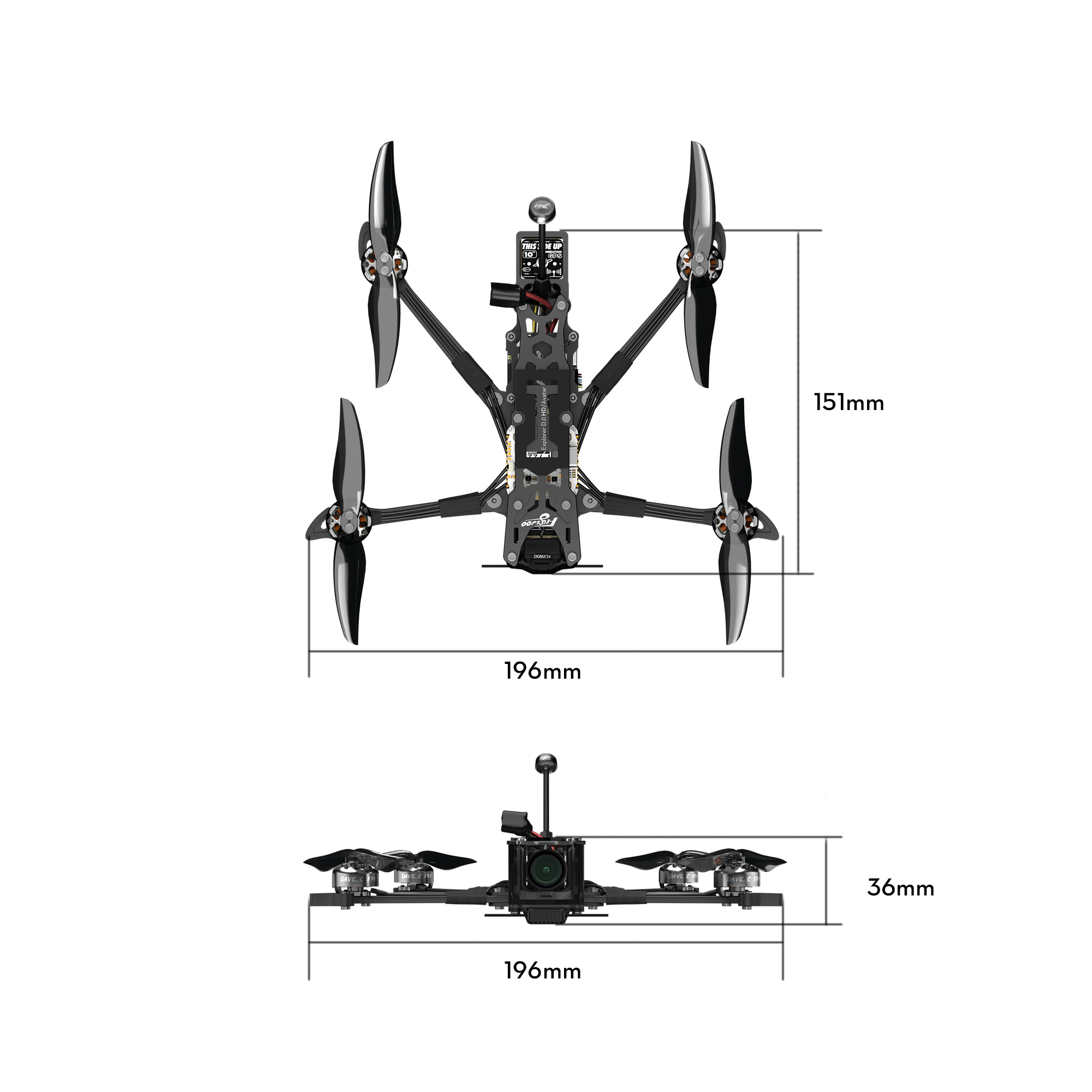 Flywoo Explorer LR 4 O4 Drone Long Range 4K Sub250