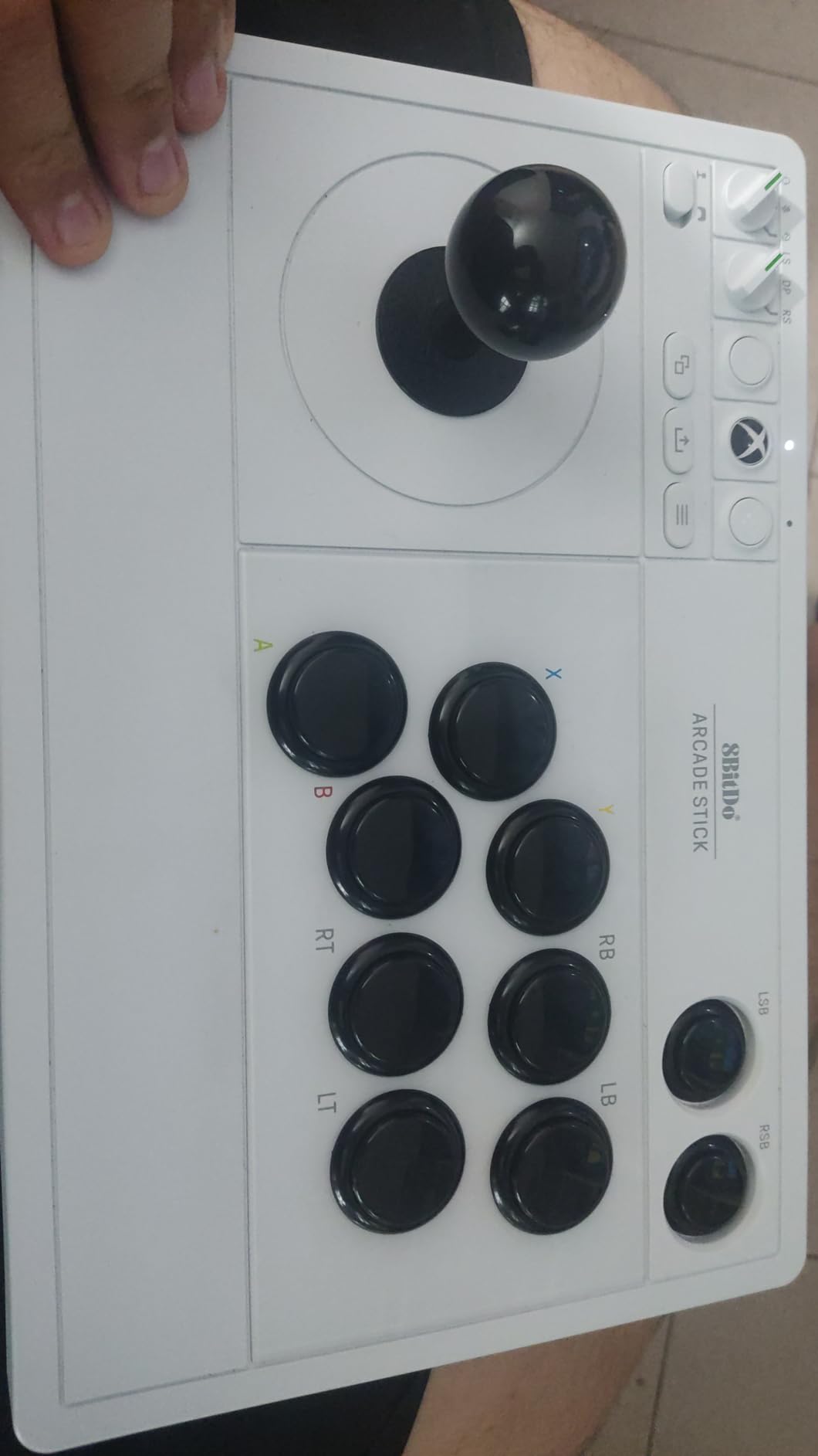Sanwa OBS OBSC-30-CS Pulsanti Arcade 8pz Fumé