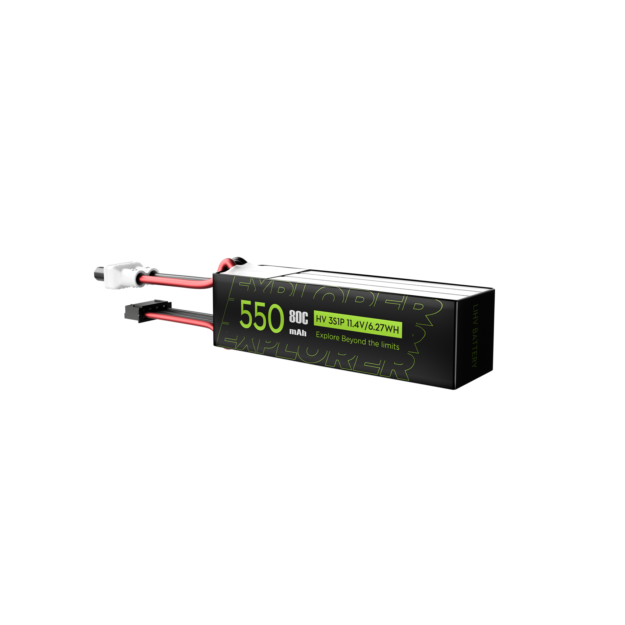 Flywoo Explorer batteria LiHV 3S 550mAh 80C XT30UP 2pz