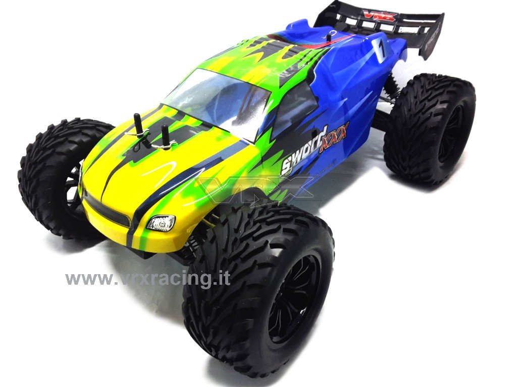 VRX XXX Sword truggy 1/10 RTR brushed blu verde 4WD