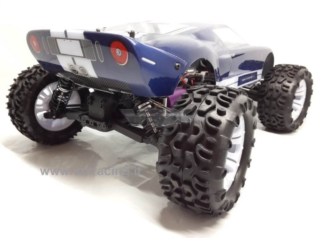 VRX Rangster auto RC 1/10 brushless 4WD RTR blu 3000KV