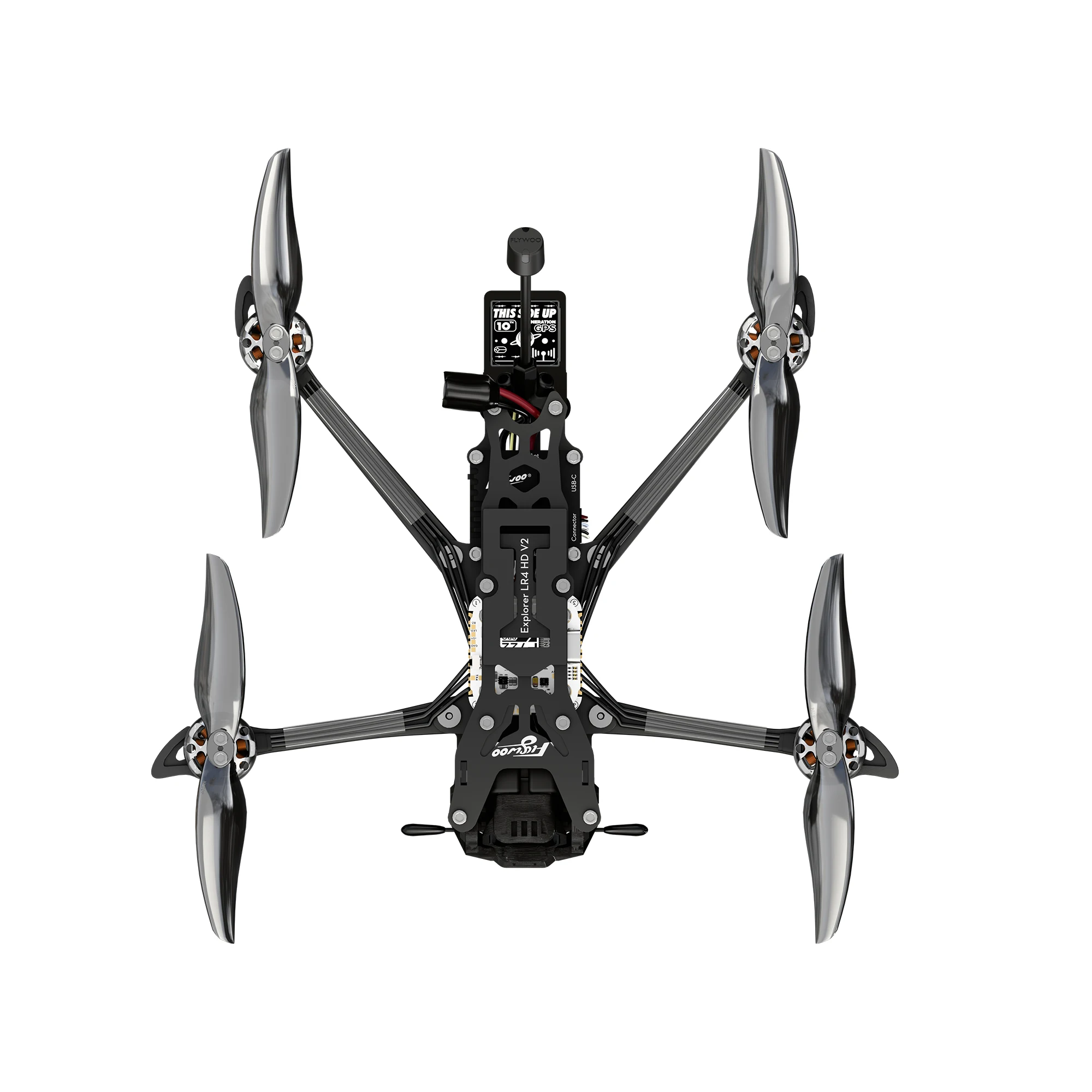 Flywoo Explorer LR 4 V2 Drone FPV O4 Wide Sub250 4"