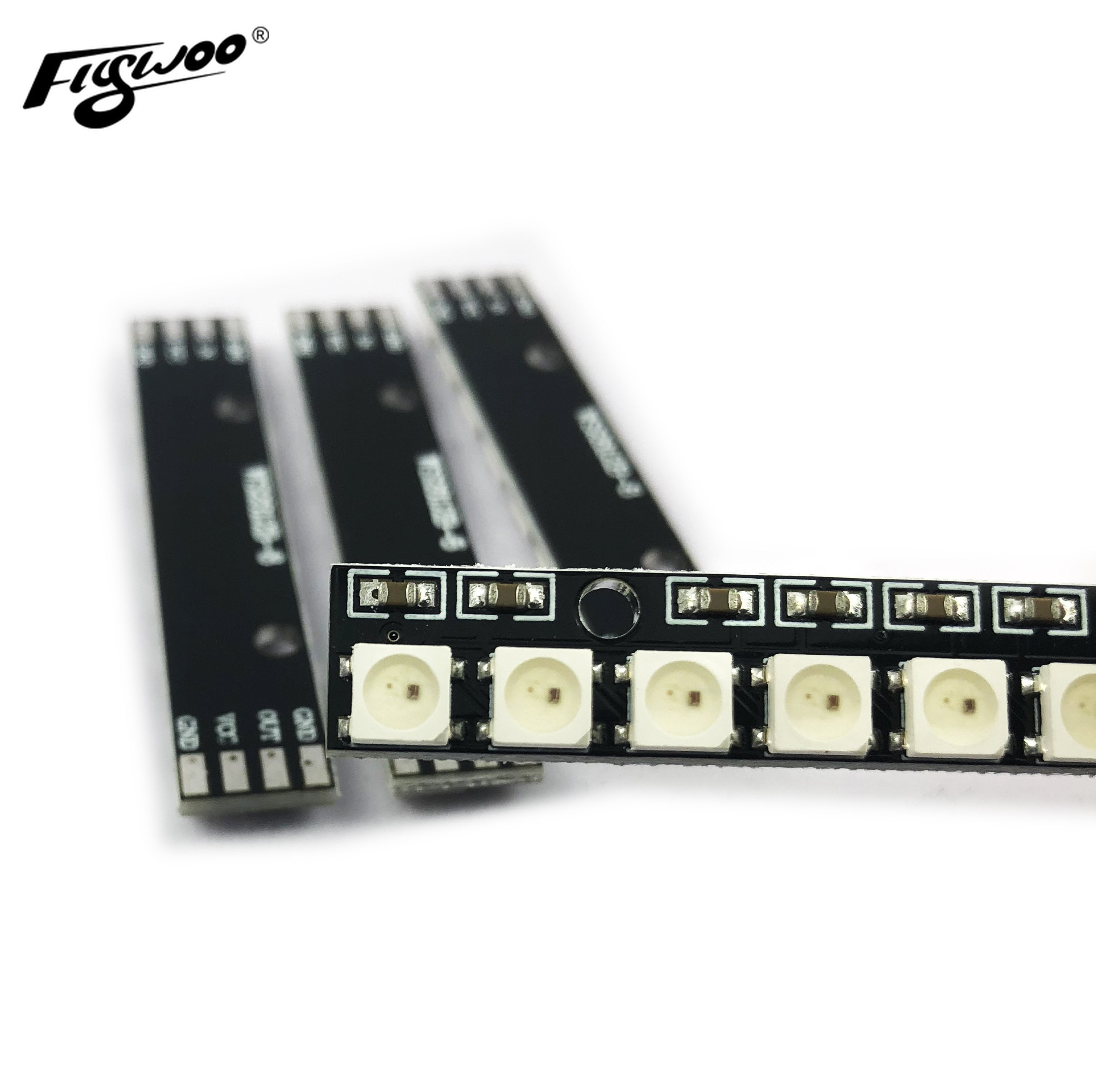 FlyWoo WS2812 scheda LED 8 LED 5V 57mm 4 pezzi