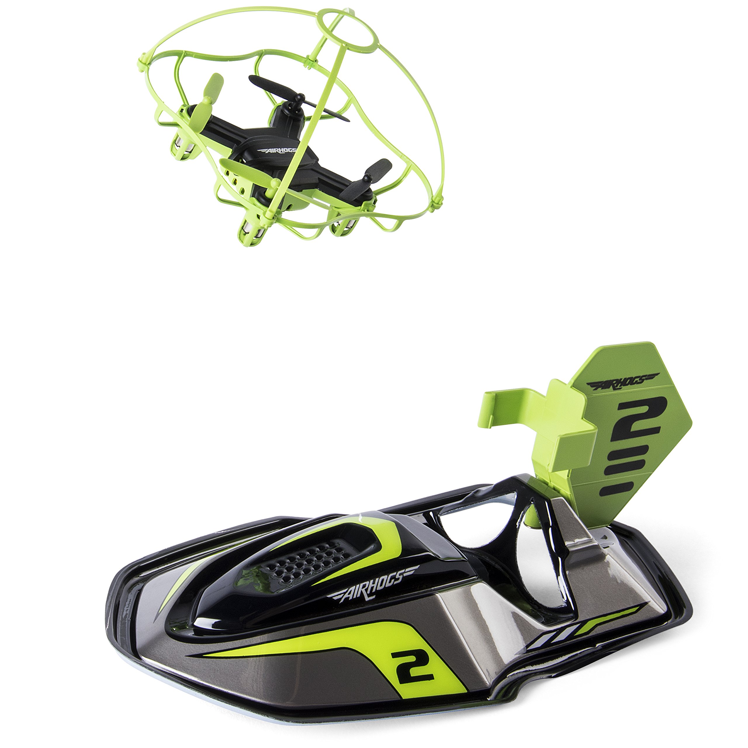 Air Hogs Hyper Drift Drone RC Verde terra e volo 2.4GHz