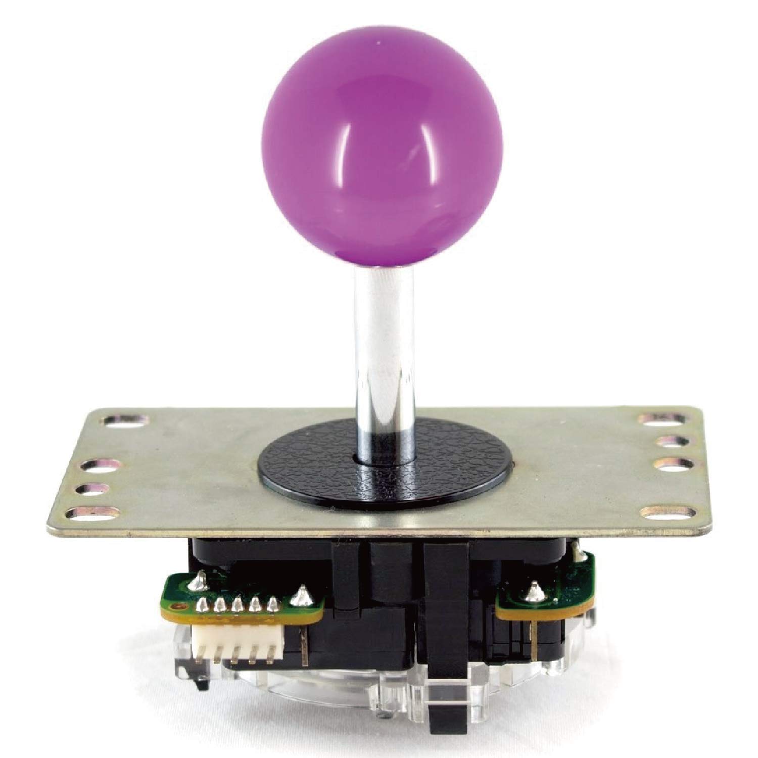 Sanwa JLF-TP-8YT leva joystick arcade viola con piastra