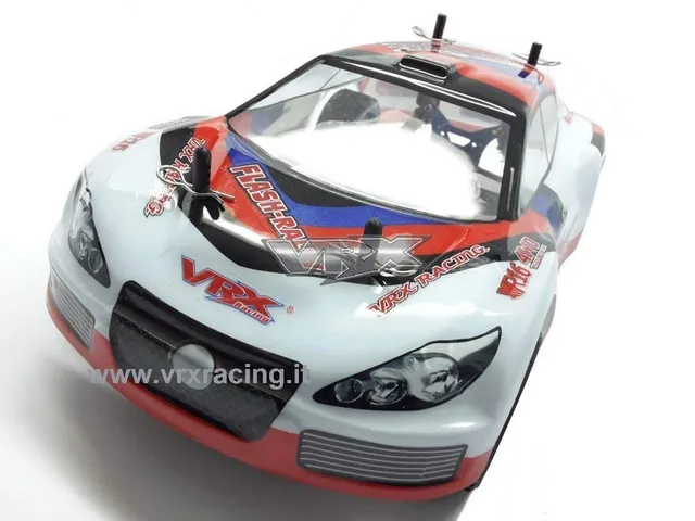 VRX Stradale Flash Rally XR16 1/16 auto RC 4WD meccanica completa